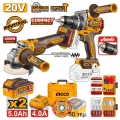 Εργαλεία Μπαταρίας 20V Li-Ion Σετ 2 τεμ. - Set Εργαλείων Μπαταρίας
